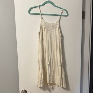 Xhilaration Ivory Lace Detail Top